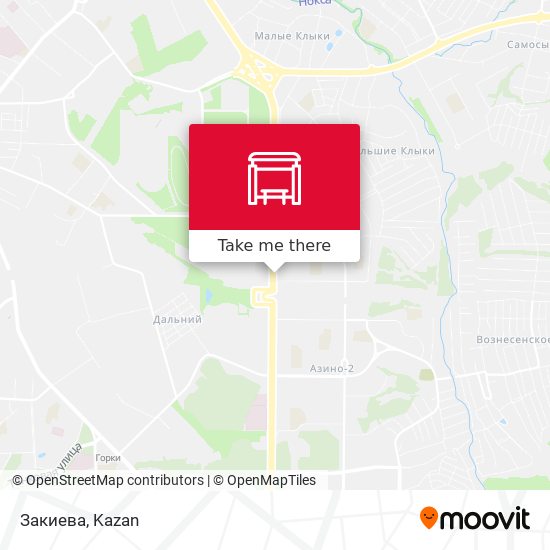 Закиева map