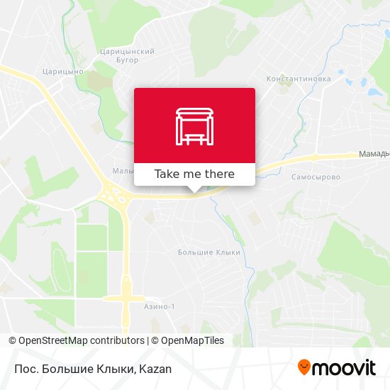Пос. Большие Клыки map