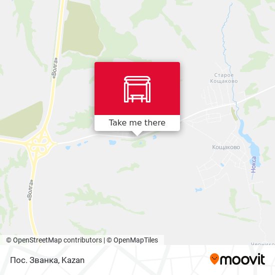 Пос. Званка map