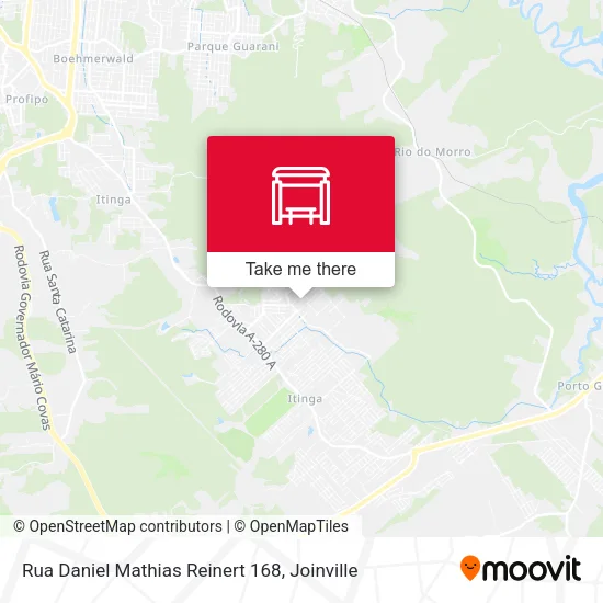 Rua Daniel Mathias Reinert 168 map