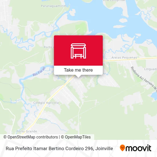 Rua Prefeito Itamar Bertino Cordeiro 296 map