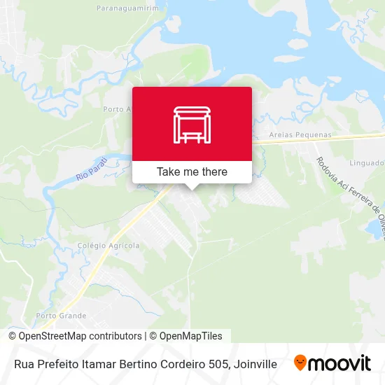 Rua Prefeito Itamar Bertino Cordeiro 505 map