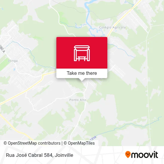 Rua José Cabral 584 map