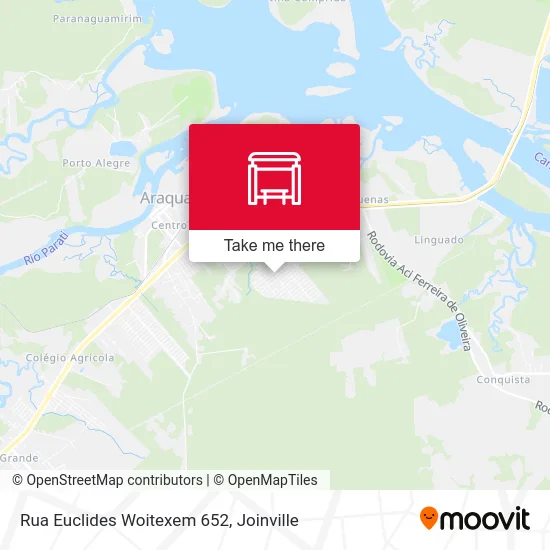 Rua Euclides Woitexem 652 map