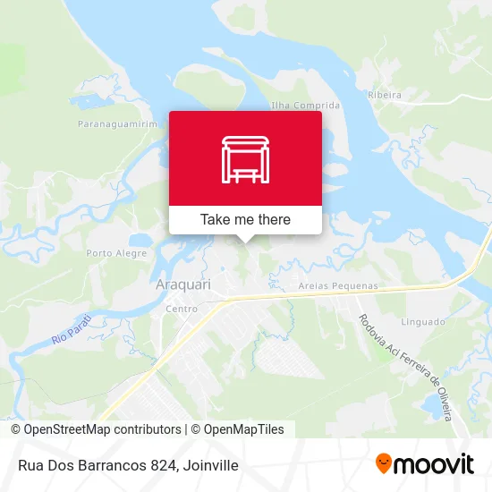 Rua Dos Barrancos 824 map