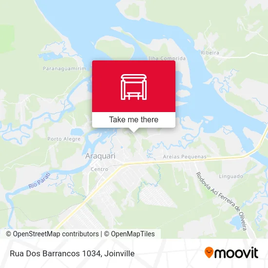 Rua Dos Barrancos 1034 map