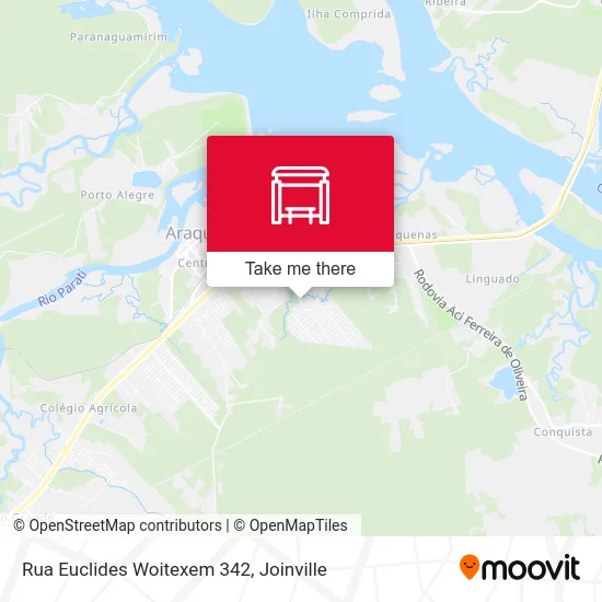 Rua Euclides Woitexem 342 map