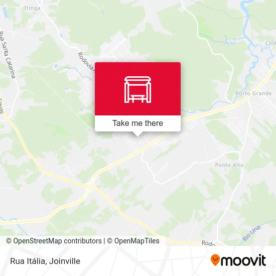 Rua Itália map