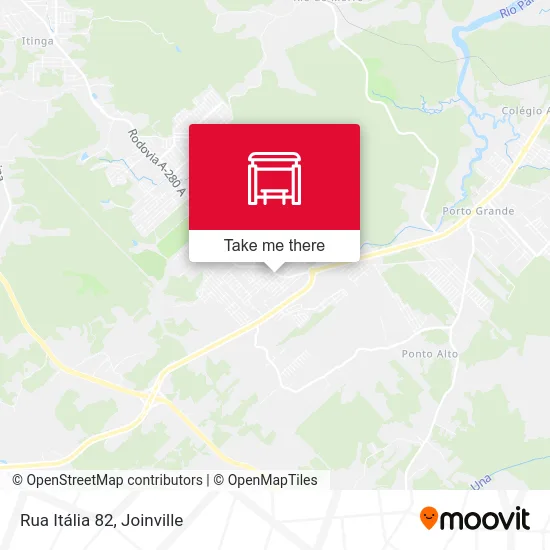 Rua Itália 82 map