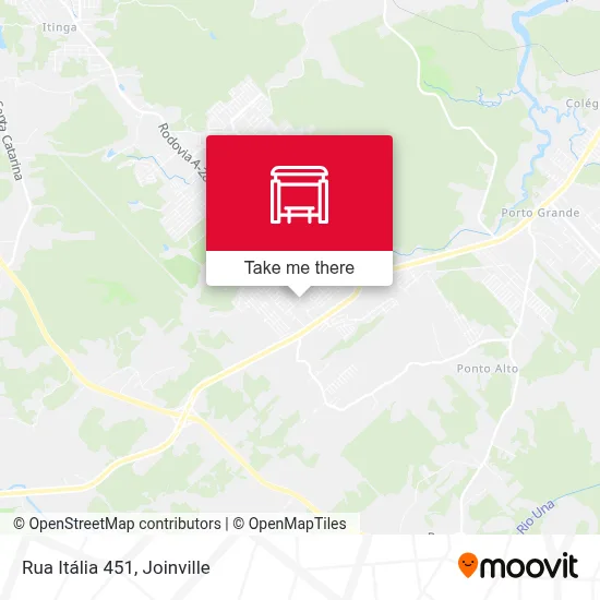 Rua Itália 451 map