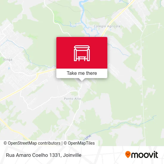 Rua Amaro Coelho 1331 map