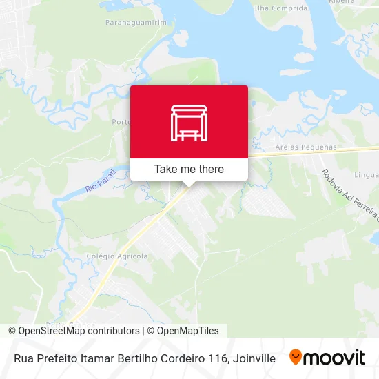 Rua Prefeito Itamar Bertilho Cordeiro 116 map