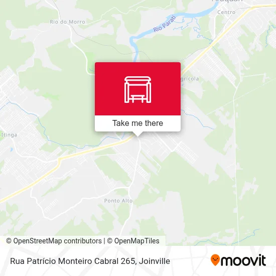 Rua Patrício Monteiro Cabral 265 map