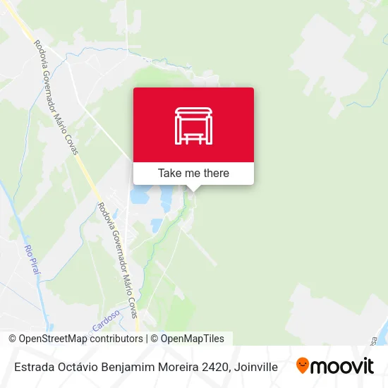 Mapa Estrada Octávio Benjamim Moreira 2420