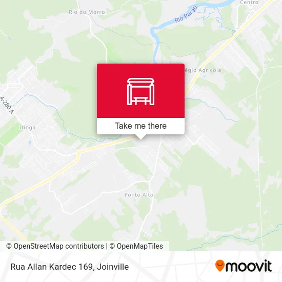 Rua Allan Kardec 169 map
