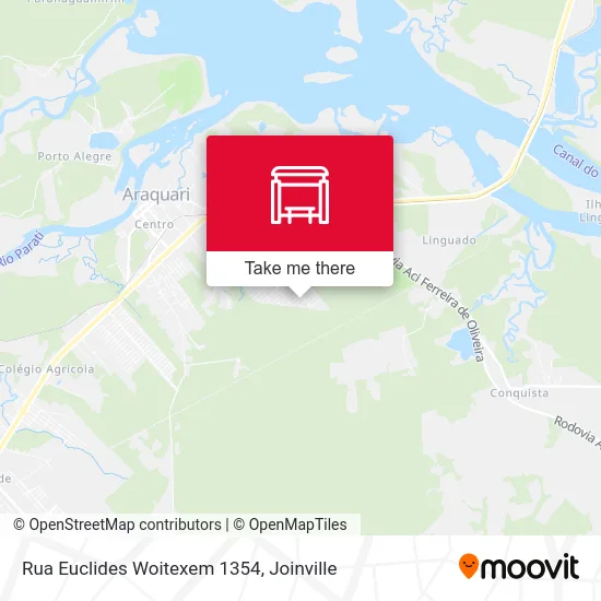 Rua Euclides Woitexem 1354 map