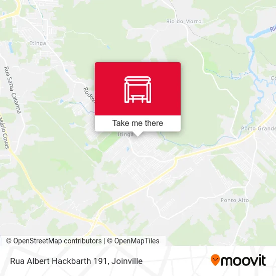 Rua Albert Hackbarth 191 map