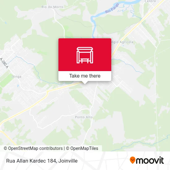 Rua Allan Kardec 184 map