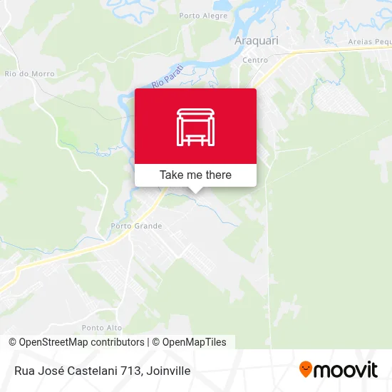 Rua José Castelani 713 map