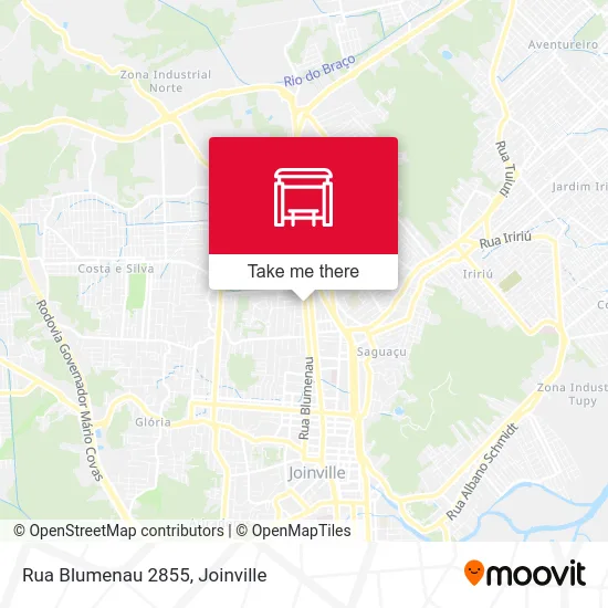Rua Blumenau 2855 map
