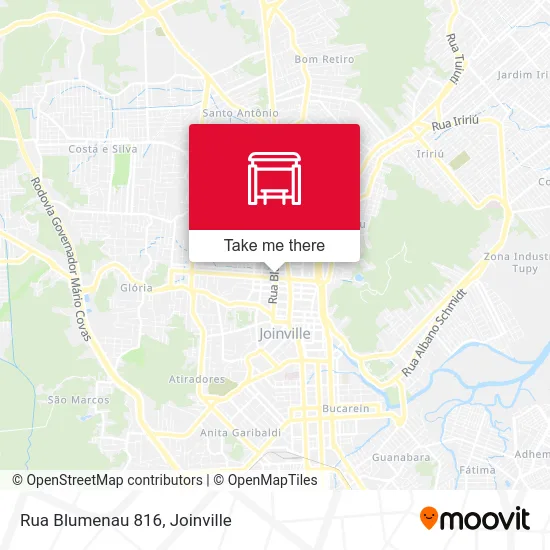 Rua Blumenau 816 map