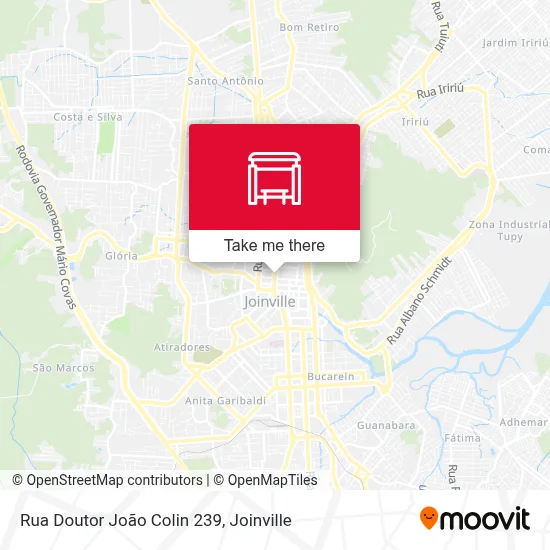Rua Doutor João Colin 239 map