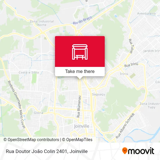 Rua Doutor João Colin 2401 map