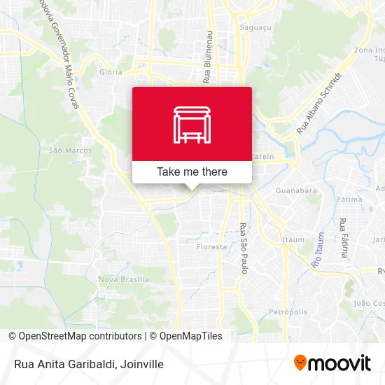 Rua Anita Garibaldi map