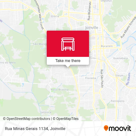 Rua Minas Gerais 1134 map