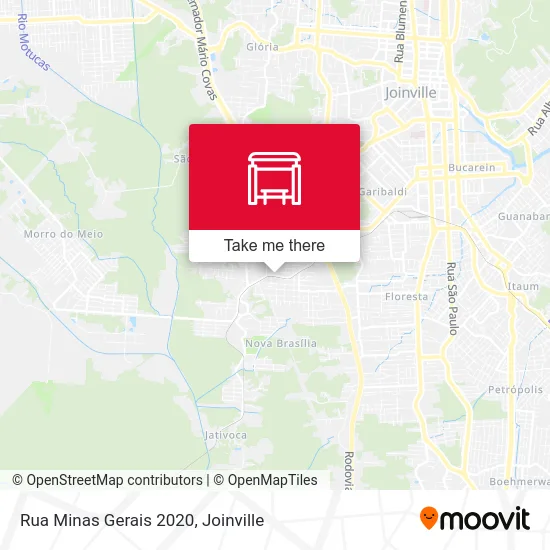 Rua Minas Gerais 2020 map