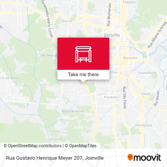 Rua Gustavo Henrique Meyer 207 map