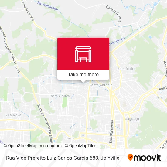 Rua Vice-Prefeito Luiz Carlos Garcia 683 map