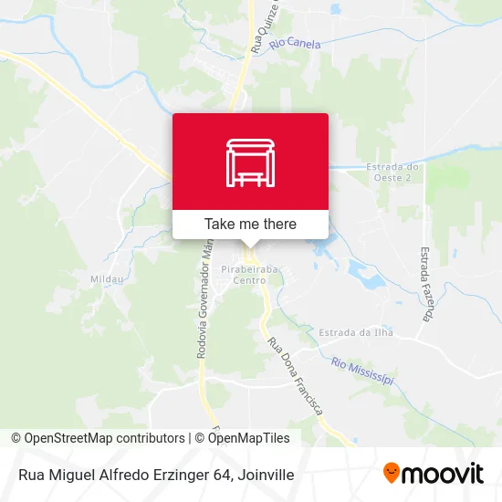 Rua Miguel Alfredo Erzinger 64 map