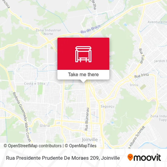 Rua Presidente Prudente De Moraes 209 map