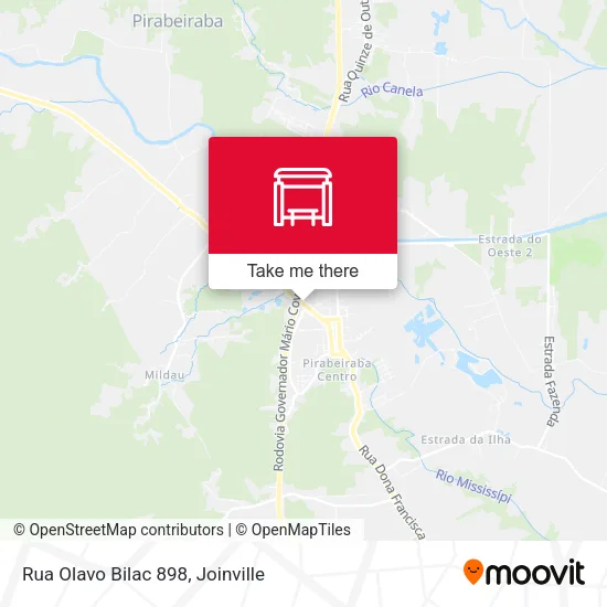 Rua Olavo Bilac 898 map