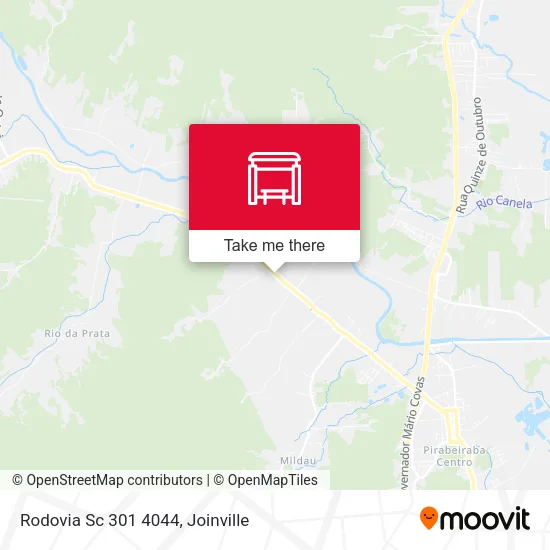 Rodovia Sc 301 4044 map