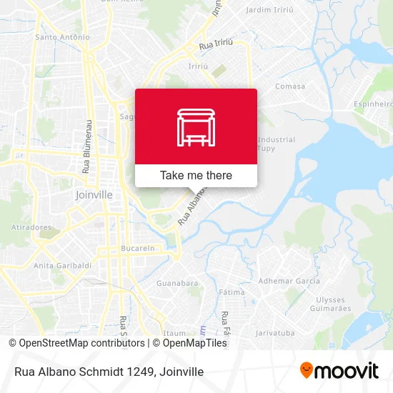 Rua Albano Schmidt 1249 map