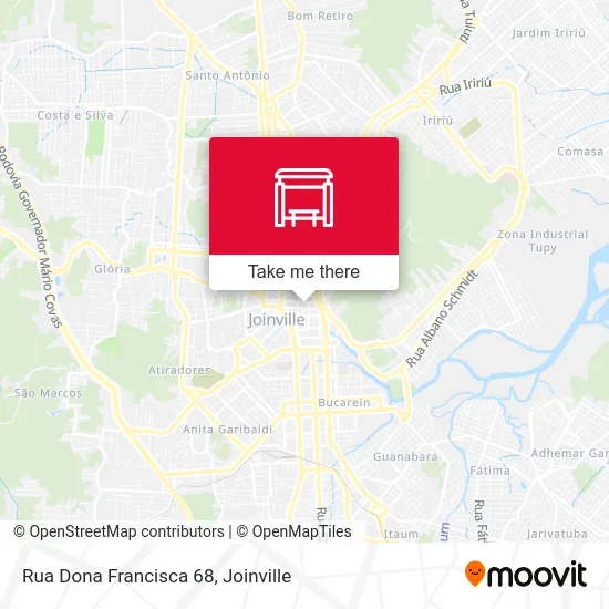 Rua Dona Francisca 68 map