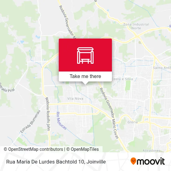 Rua Maria De Lurdes Bachtold 10 map