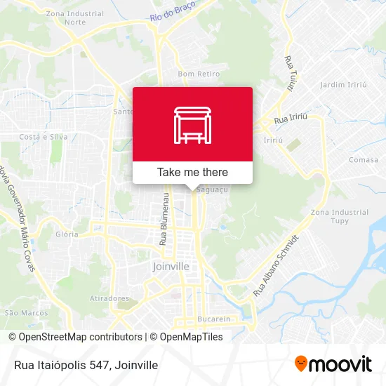 Rua Itaiópolis 547 map