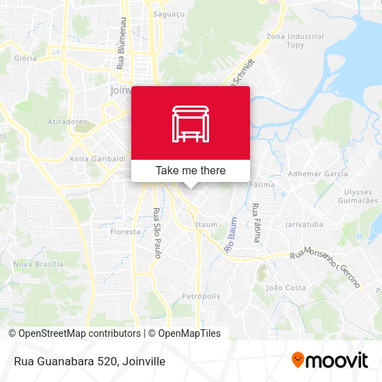 Rua Guanabara 520 map