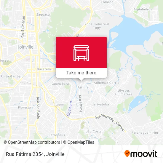 Rua Fátima 2354 map