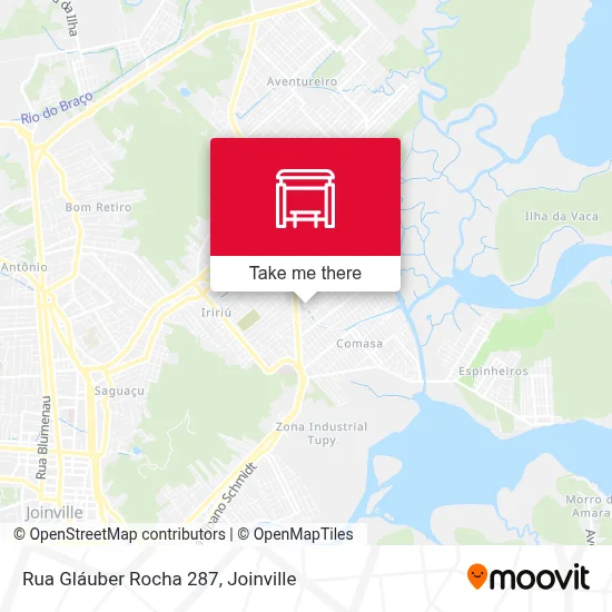 Rua Gláuber Rocha 287 map