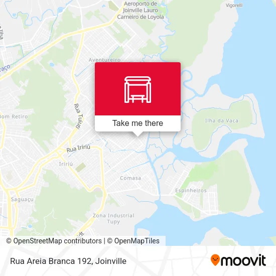 Rua Areia Branca 192 map