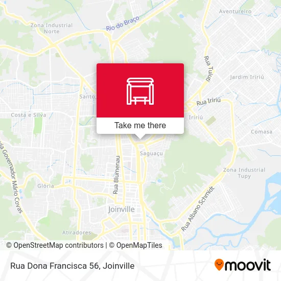 Rua Dona Francisca 56 map