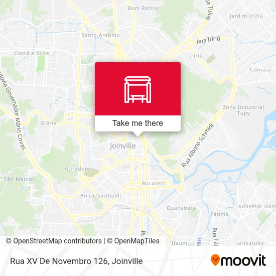 Rua XV De Novembro 126 map