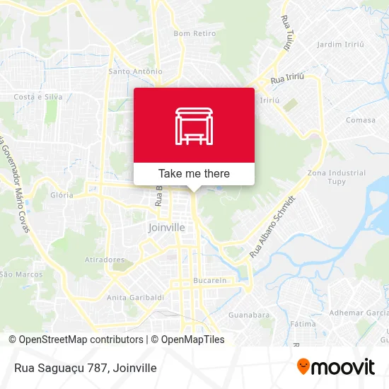 Rua Saguaçu 787 map