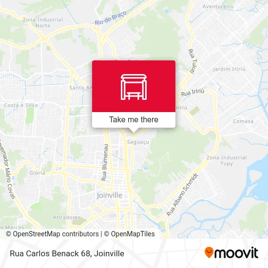 Rua Carlos Benack 68 map