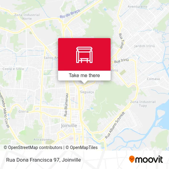 Rua Dona Francisca 97 map
