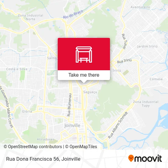 Rua Dona Francisca 56 map